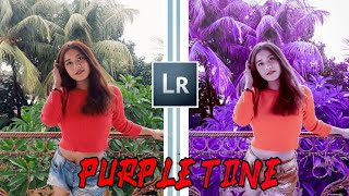 Purple Tone Color Retouching By Sam Editing Lightroom Tutorial