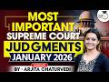 Most Important Supreme Court Judgements January 2026 Landmark Supreme Court Judgements 2026 Most Important Supreme Court Judgements January 2026 Landmark Supreme Court Judgements 2026