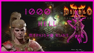 1000 HELL Mephisto Runs p5 - D2R
