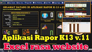 Terbaru! | Aplikasi Rapor K13 Tampilan Website | Excel VBA-Macro screenshot 5