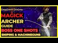 Dragons dogma 2 magick archer guide  the boss oneshotter sniper grenades  machineguns