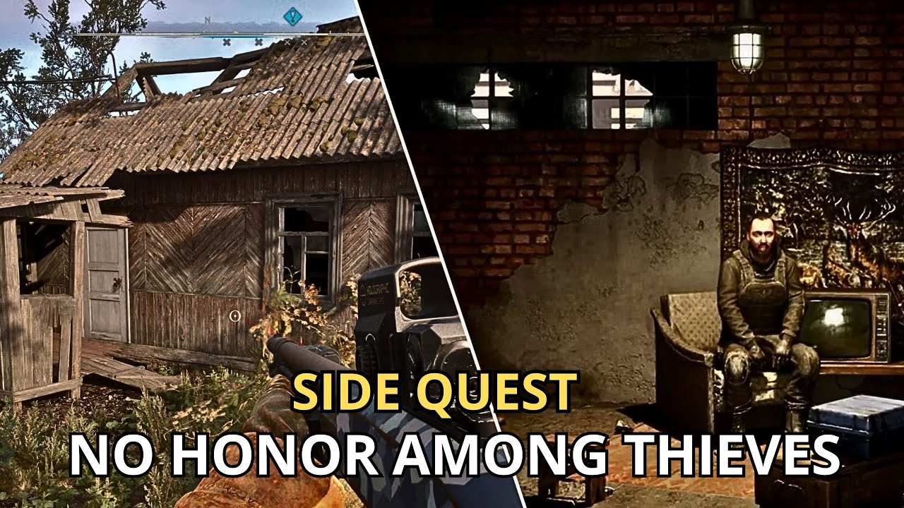 Stalker 2 Heart of Chornobyl -  No Honor Among Thieves Side Quest Gameplay | 4K