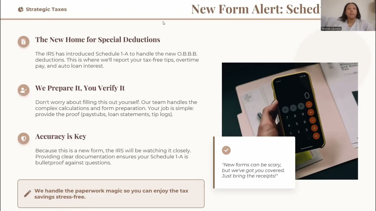 New Tax Form Alert! Schedule 1A Explained for Deductions 