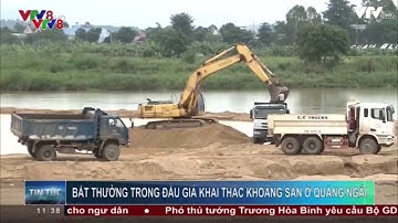 BẤT THƯỜNG TRONG ĐẤU GIÁ KHAI THÁC CÁT Ở QUẢNG NGÃI