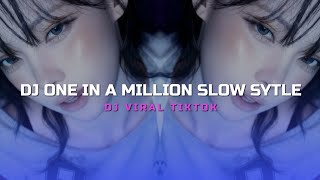 Download lagu DJ ONE IN A MILLION SLOW STAYLE REGGAE COCOK BUAT DI MOBIL DJ VIRAL TIKTOK 2026