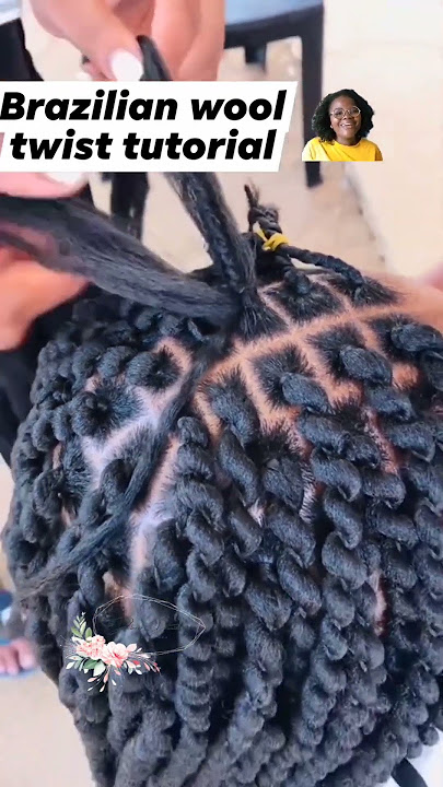 New in! Brazilian wool twist TUTORIAL...@nattyhairdesigns #hairstyles #viral #shorts
