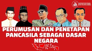 PERUMUSAN & PENETAPAN PANCASILA SEBAGAI DASAR NEGARA | RANGKUMAN MATERI | PKN KELAS 7 | BAB 1