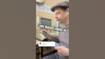 Lode Runner for apple II computers 1983 Brøderbund #retrocomputing #retrogaming #70s #80s #gaming