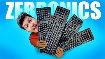 Best Zebronics Budget keyboard for Typing ,zebronics zeb k20