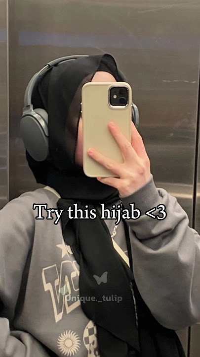 Try this hijab 🎀 || #abaya #hijab #hijabi #hijabtutorial #hijabstyle #trendingshorts #recommended