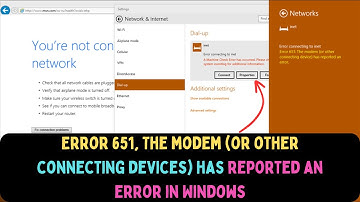 How to Fix Error 651: The modem or (other connecting device) has reported an error on Windows 11