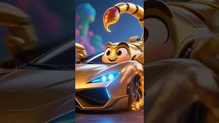 😱🏎️ Supercar Se Giant Crab Ban Gaya! 🦀 Magic Transformation #Shorts 🚀🔥 #kidsentertainment #kidsshow