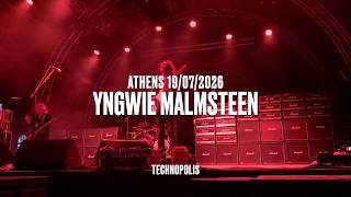 YNGWIE MALMSTEEN LIVE IN ATHENS - TECHNOPOLIS - 19/07/2026 -