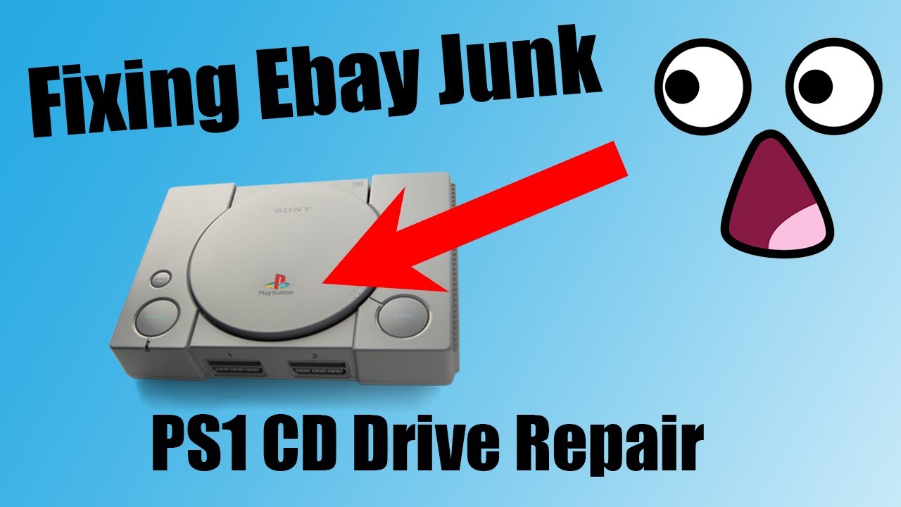 PS1 CD Drive Fix (Ebay repair) YouTube