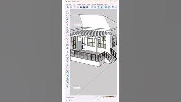 Creating exterior railing with MajRail Plugin in SketchUp