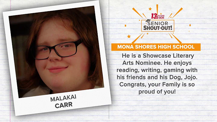 13 SENIOR SHOUTOUT 5/15 11