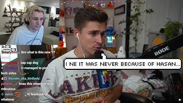 xQc Reacts to Ludwig Explaining Why he Edited & Reuploaded his Video about Hasan