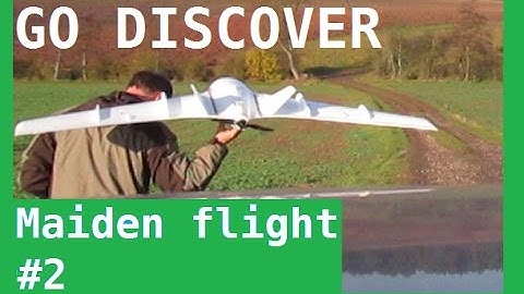HK Go Discover FPV plane, Maiden Flight Erstflug, Arduplane, FrSky Taranis, high torque motor