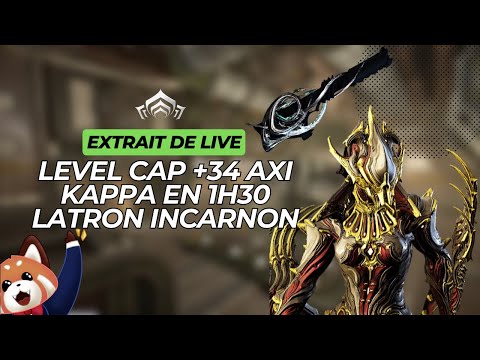 Mon premier level cap avec Garuda (Peux mieux faire) en 1h30 + 34 Axi #warframe