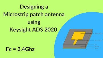 Design of Microstrip Patch antenna for 2.4Ghz in ADS