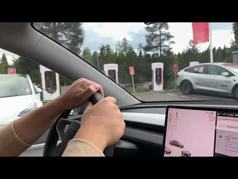 Tesla Model Y 2025 LR RWD na Nordkapp