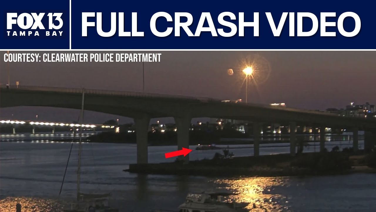 Video: Boat crashes into Clearwater Ferry