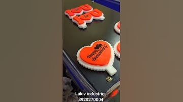 CANDELS PRINT BY PAD PRINTING Machine.