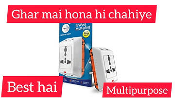 Wipro 3 way Multi plug socket extension - Home Theaters & Audio Systems!!