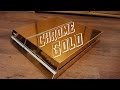 Wrapping PS4 Chrome Gold!!!