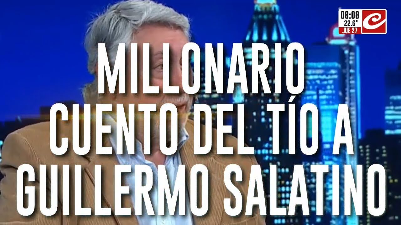 Estafaron a Guillermo Salatino: 