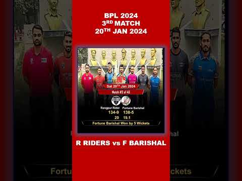 Rangpur Riders vs