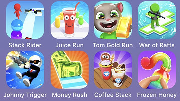 Stack Rider, Juice Run - Gameplay Walkthrough Part 9 - Casual 8 Games To Play (iOS, Android)