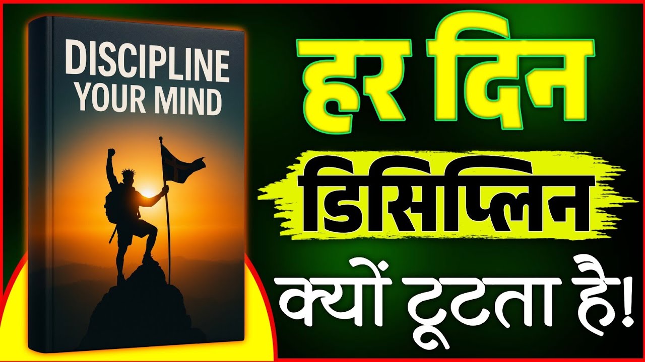 Discipline Your Mind by Zoe Mckey | Book Summary in Hindi | हर दिन डिसिप्लिन क्यों टूटता है?
