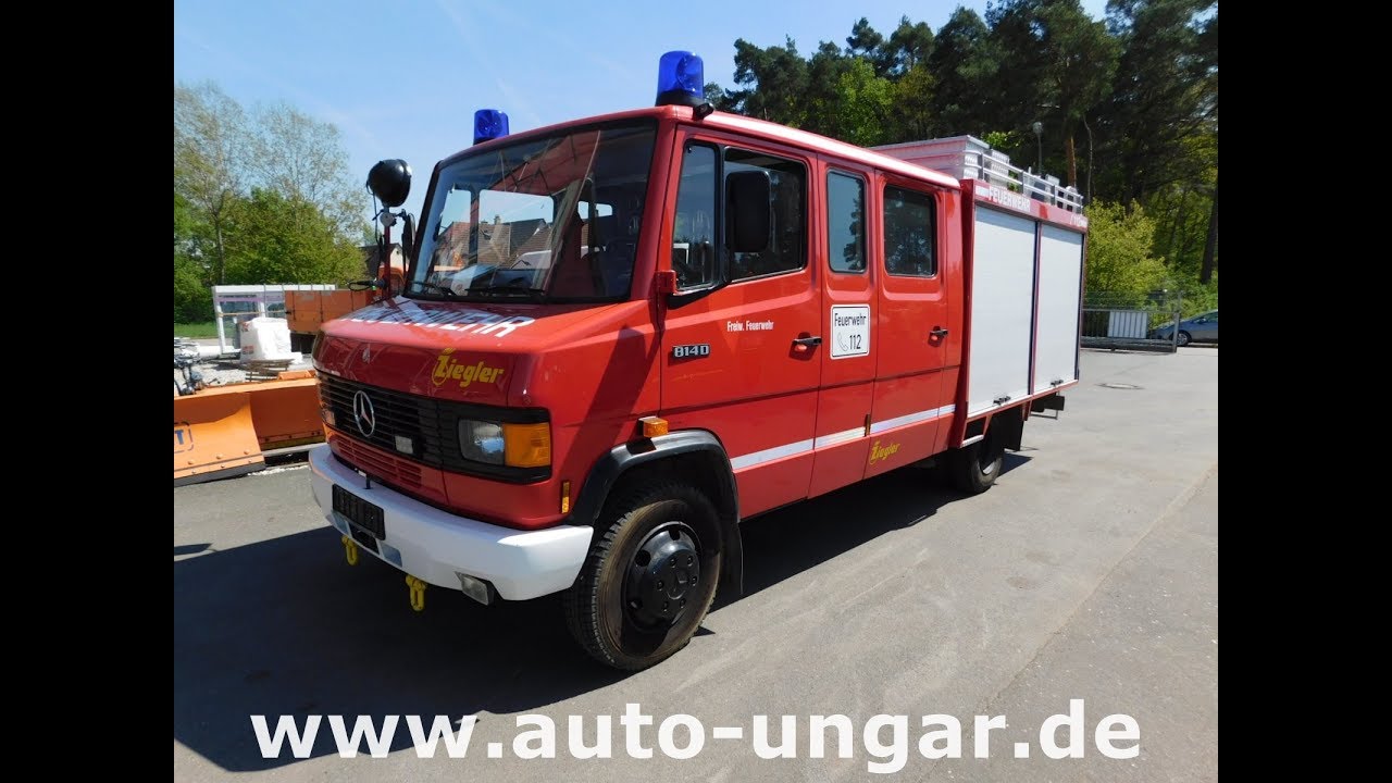 Mercedes 814 Ziegler LF 8/6 Feuerwehr - Baujahr 1992 www.auto-ungar.de