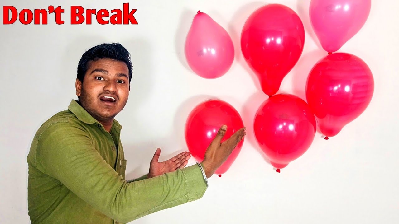 Don't Break Ballon Challenge 😱 Last Balloon Survive 