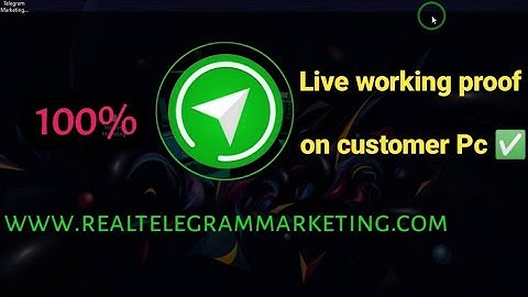 how to add unlimited members in telegram group with Live Working Proof on one of Customer PC