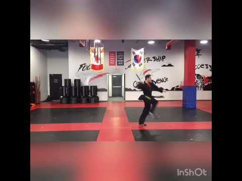 Nunchuck Form Number 3 (Black-White belts)