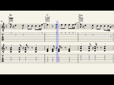 Freed From Desire Easy Tab For Two Guitars Arr Gioacchino Marcello F