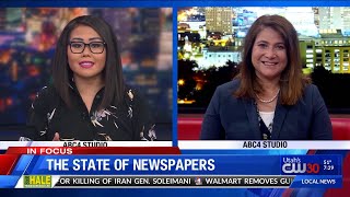 IN FOCUS Discussion: The State of Newspapers in Utah with Jennifer Napier-Pearce and Matthew LaPlant