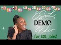 ESL Lesson Demo video Idea II Phonics lesson: Short A Sound Words