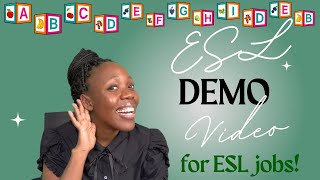 ESL Lesson Demo video Idea II Phonics lesson: Short A Sound Words