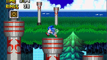 Sonic After the Sequel:Horizon Heights Zone stage demo Playthrough.