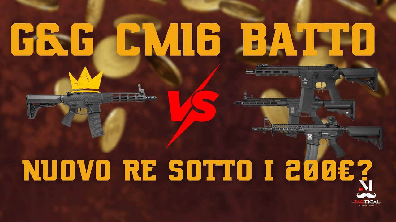 G&G CM16 BATTO contro i migliori fucili sotto 200€! | Il nuovo re degli entry-level?👑