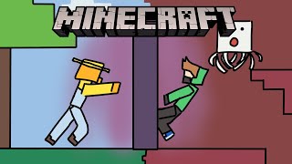 Minecraft but we dreamed the ender dragon - Funny moments ( Funtage )