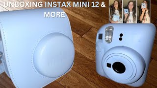 Unboxing Instax Mini 12 & more!