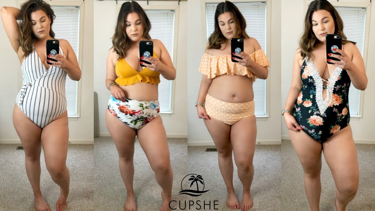 PLUS SIZE CUPSHE SWIMWEAR TRY ON HAUL 