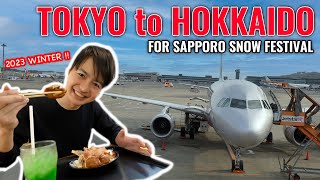 My First Time Flying to Winter Hokkaido and Travel Situation Update from Narita Airport Ep. 386