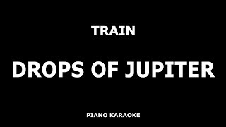 Train - Drops Of Jupiter - Piano Karaoke [4K]