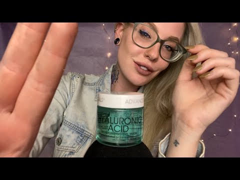 ASMR Face Pressing +facial