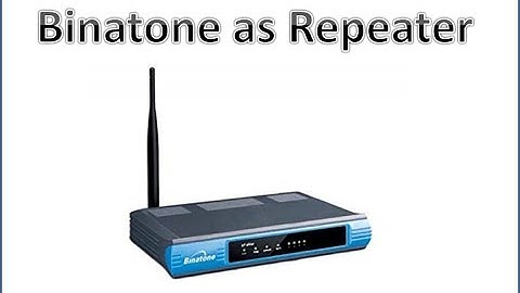 Configuring Binatone router as Repeater (Wired) || Range Extender (Wired)